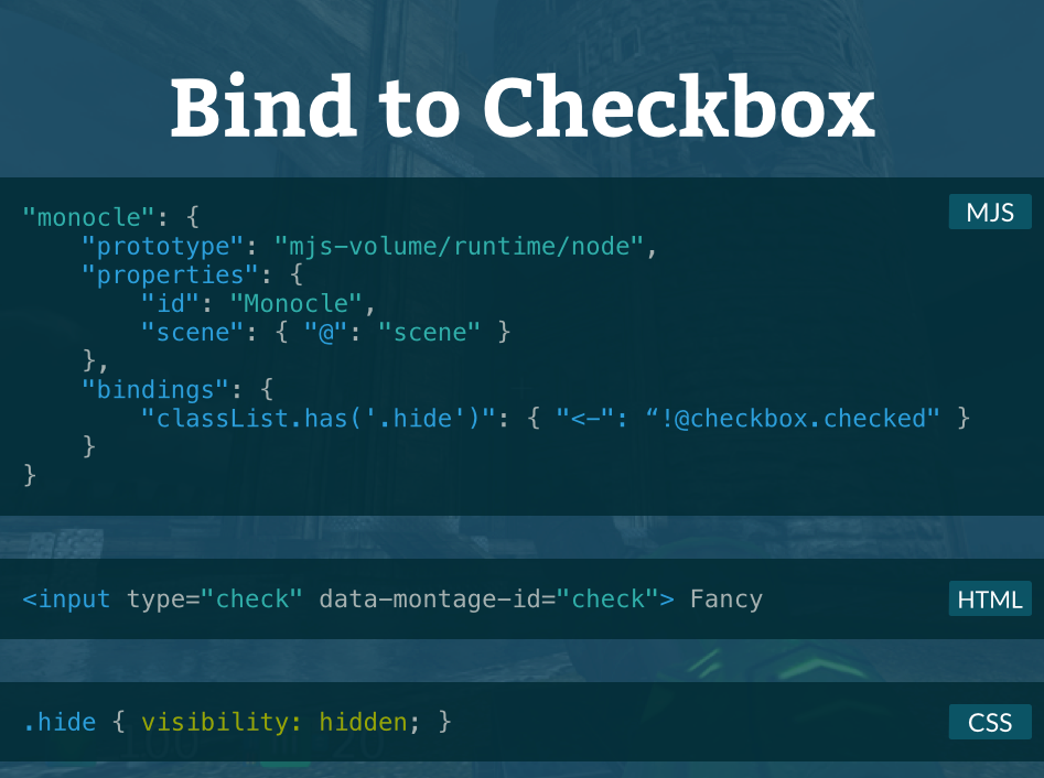 A slide I made for a recent MontageJS presentation